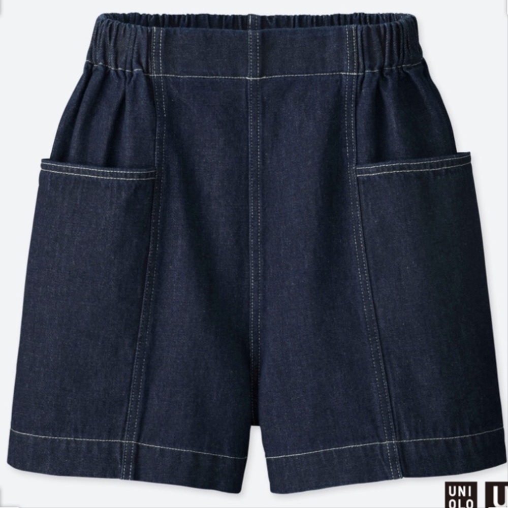 High-waisted shorts